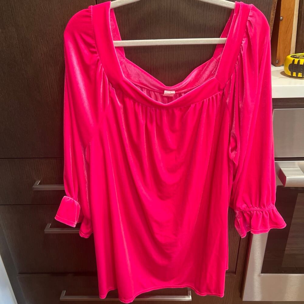 Fuchsia Off-Shoulder Mini Dress with Ruffle Sleeves